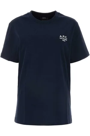 A.P.C. A. P.C. Midnight Blue Cotton T-shirt