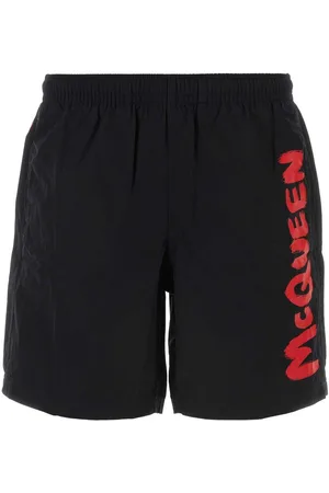 Alexander McQueen Graffiti Logo Swim Shorts