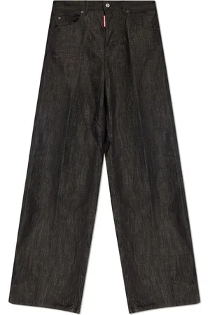 Dsquared2 Logo-patch Wide-leg Traveller Jeans