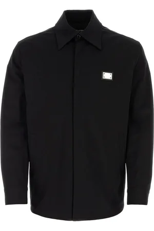 Dolce & Gabbana Logo-plaque Concealed Fastened Overshirt