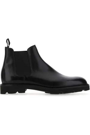 JOHN LOBB Leather Lawry Ankle Boots