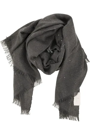 Brunello Cucinelli Diamond Cashmere And Silk Scarf