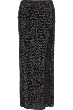 Oseree Paillettes Long Skirt