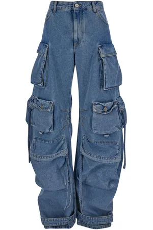 The Attico Fern Cargo Jeans