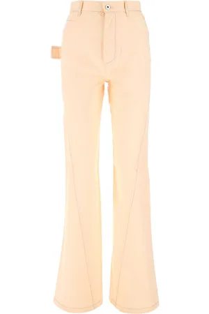 Bottega Veneta Peach Cotton Wide Leg Pant