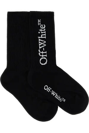 OFF-WHITE Logo Intarsia Socks