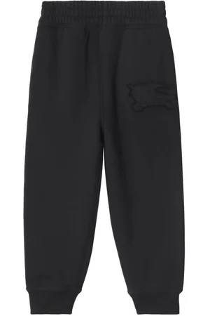 Burberry Joggers Pants With Ekd Patch In Cotton Boy