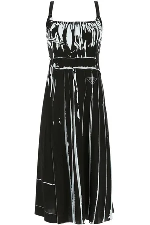 Prada Printed Stretch Viscose Dress