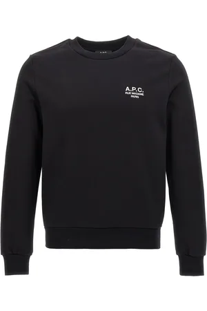 A.P.C. A. P.C. rue Madame Black Cotton Sweatshirt