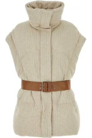 Khrisjoy Sand Knit Sleeveless New Iconic Down Jacket