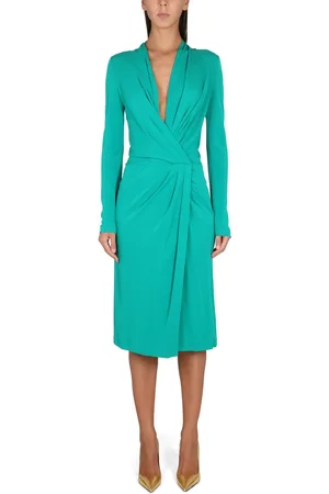 Alberta Ferretti V-neck Dress
