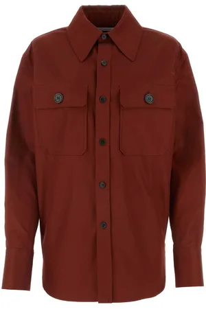 Saint Laurent Tiziano Red Cotton Shirt
