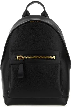 Tom Ford Black Leather Backpack