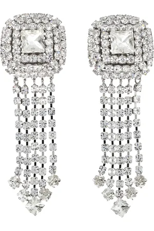 Alessandra Rich Rhinestone Earrings