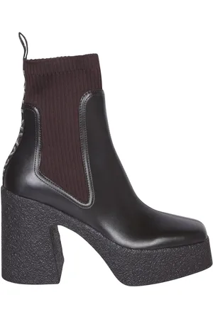 Stella McCartney Dark Brown Alter Mat Skyla Ankle Boots