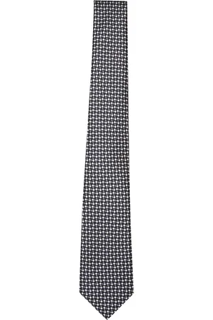 Giorgio Armani Woven Print Silk Tie In