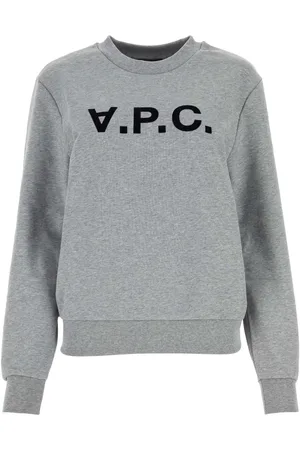 A.P.C. A. P.C. Melange Grey Cotton Sweatshirt