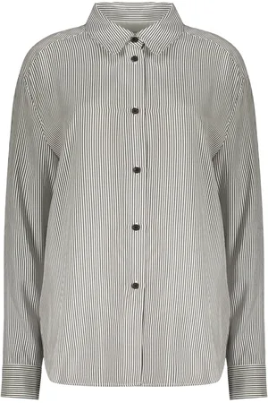Khaite Argo Striped Silk Shirt