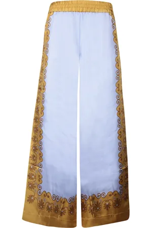 La DoubleJ Olympus Light And Gold Palazzo Pants