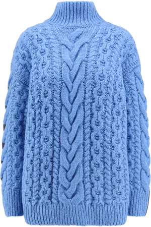 Stella McCartney Two-tone Alpaca Blend Turtleneck Sweater