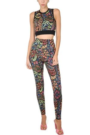 Etro Jacquard Wool Blend Top And Leggings