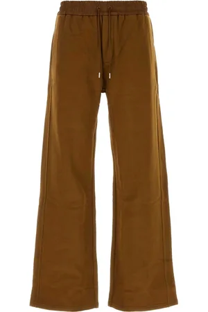 Saint Laurent Brown Cotton Joggers