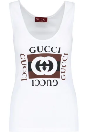 Gucci Logo Print Tank Top