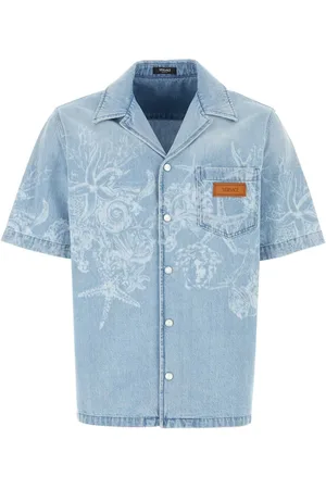 VERSACE Barocco Sea Denim Shirt