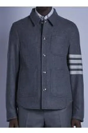 Thom Browne 4 Bar Wool Blend Jacket