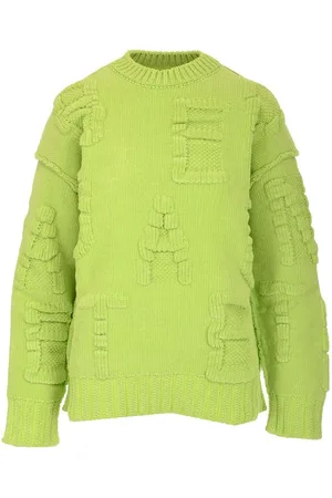 Bottega Veneta Alphabet Motif Ribbedknit Jumper