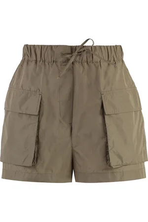 Msgm Persimmon Polyester Cargo Shorts