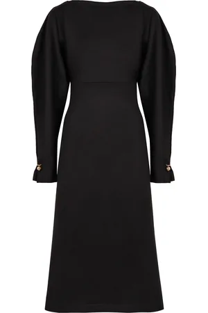 Serafini Virgin Wool Midi Dress