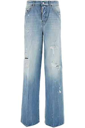 Dsquared2 Denim Traveller Wide-leg Jeans