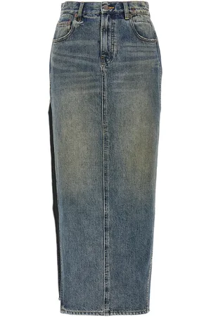 R13 Devon Side Slit Skirt