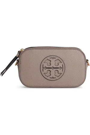 Tory Burch Miller Mini Leather Camera Bag Nude