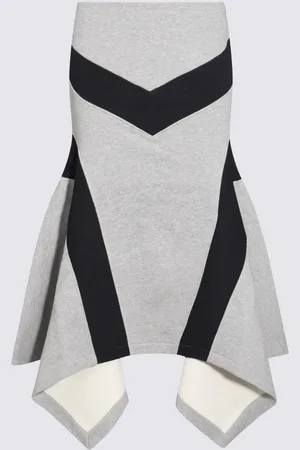 The Attico Asymmetrical Long Skirt