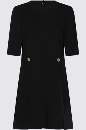 VERSACE Black Viscose Mini Dress