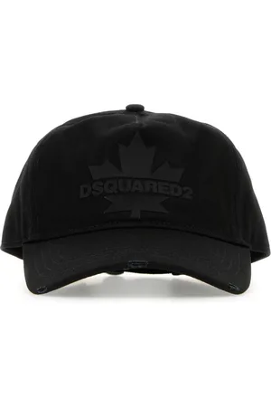 Dsquared2 Black Cotton Baseball Cap