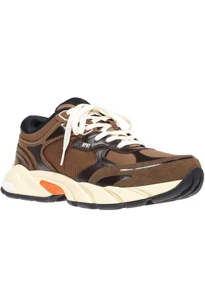 Heron Preston Block Stepper Suede Low-top Sneakers