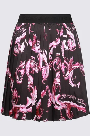 VERSACE Black And Purple Skirt