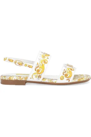 Dolce & Gabbana Printed Calf Sandal