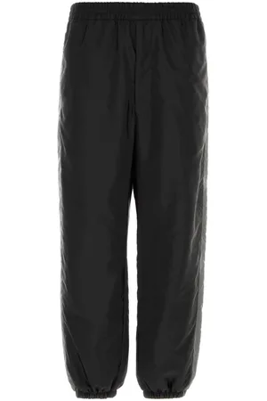 Prada Black Nylon Joggers