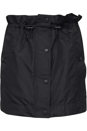 Burberry Technical Fabric Mini-skirt With Logo