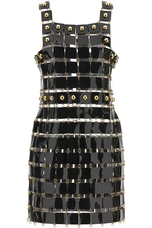 Paco rabanne Vinyl Check Dress