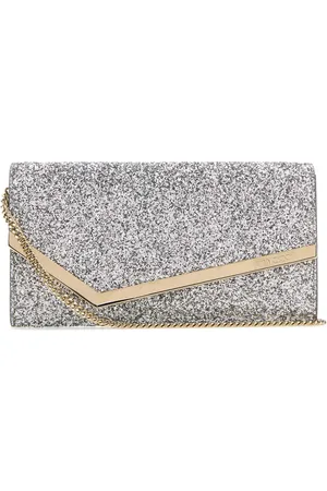 Jimmy Choo Embellished Fabric Emmie Clutch