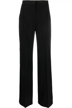 Alberta Ferretti Enver Satin Wide Leg Pants