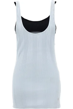 The Attico Logo Ribbed Top