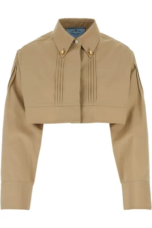 Prada Beige Poplin Shirt