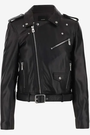 Pinko Leather Biker Jacket