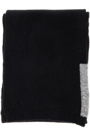 SEMICOUTURE Scarf With Contrasting Detail In Wool Woman